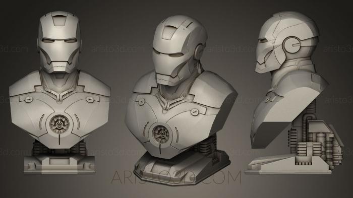Busts of heroes and monsters (BUSTH_0167) 3D model for CNC machine